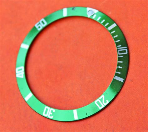 rolex green bezel insert|rolex replacement inserts.